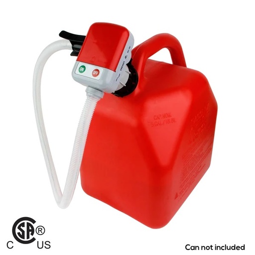 [MSC-TRFA01] Gas Can Battery Powered Fuel Transfer Pump