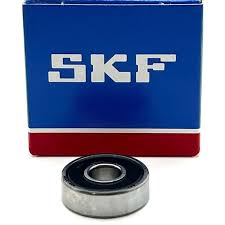 [SKF-608-2RS] Single Row Ball Bearing; 8mm Bore; 22mm Outside Diameter;7mm Outer Race Width; 2 Seals