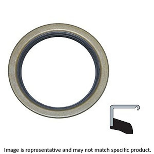 [C/R-4923] Lip Seal; 1/2" Shaft Dia; 27/32" Housing Bore; 1/4" Nominal Width; Nitrile Lip; Solid Seal