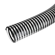 [SAT-100-BLK] 1" ID. Universal PVC, Air Seeder Hose, Black, Flexi-Coil, 100' Roll, Black Helix, Black Hose, (Full Black)