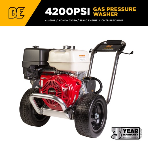 [BE-B4213HAAS] 4,200 PSI 4.2 GPM Cold Water Gas Pressure Washer