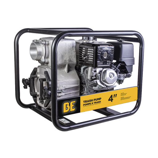 [BE-TP-4014RM] 4" Full Trash Pump with 14hp Vanguard Engine