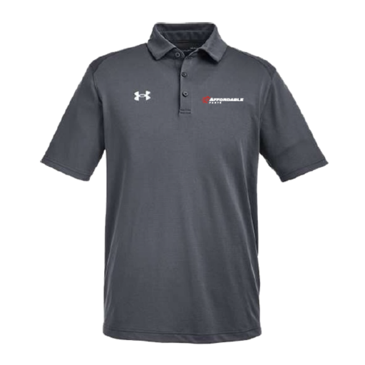 Men's Small Grey Under Armour Golf Shirt. Keeping Farmers Farming Edition.