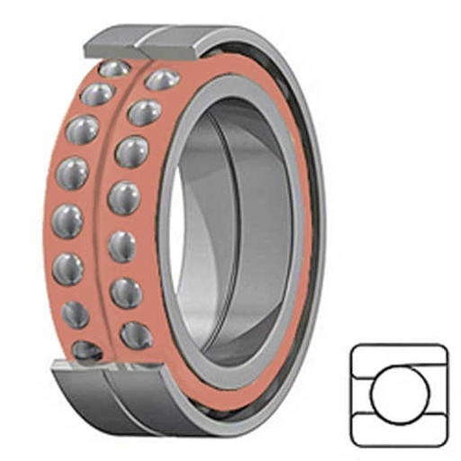 [NAC-7011-ACY-P4] 55MM Bore; 90MM Outside Diameter; 36MM Width; Open Enclosure; ABEC 7 | ISO P4 Precision; Steel Ball Material; 2 (1 Pair) Bearing; 25 Degree Contact Angle